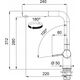 Bateria kuchenna Franke Sink faucet Franke Active L 115.0653.379 chrome
