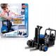 Bburago BBURAGO 1:43 lorry mounted forklift, with 1 pallet, 1 basket, 18-31479