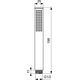 Ideal Standard Hand shower Ideal Standard BC774XG, black matte