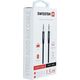 Kabel Sourcing Swissten Textile Premium AUX cable 3.5 mm - 3.5 mm 1.5m Black