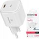 Zasilacz do laptopa Sourcing Swissten GaN Travel Charger Network Charger USB-C 65W