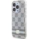 DKNY DKNY DKHMP15LHCPTSE iPhone 15 Pro 6.1" beżowy/beige hardcase IML Checkered Mono Pattern & Printed Stripes MagSafe