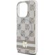 DKNY DKNY DKHMP15LHCPTSE iPhone 15 Pro 6.1" beżowy/beige hardcase IML Checkered Mono Pattern & Printed Stripes MagSafe