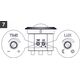 Lampa sufitowa Energizer ORNO ZONDA LED 16W WHITE PC LAMP WHITE PIR MOTION SENSOR