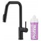 Bateria kuchenna KFA DUERO PURE STYLE PULL-OUT BATERIA KUCHENNA Z FUNKCJĄ FILTRACJI WODY I WYCIĄGANĄ WYLEWKĄ + ZESTAW FILTRUJĄCY PROFINE LILAC S, CZARNA
