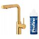 Bateria kuchenna KFA DUERO PURE BASIC PULL-OUT BATERIA KUCHENNA Z FUNKCJĄ FILTRACJI WODY I WYCIĄGANĄ WYLEWKĄ + ZESTAW FILTRUJĄCY PROFINE BLUE S, BRUSHED GOLD