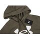 Under Armour Bluza z kapturem kangurka męska Under Armour Rival Fleece Logo HD oliwkowa 1379758 390 M