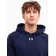 Under Armour Bluza z kapturem kangurka męska Under Armour Rival Fleece Hoodie granatowa 1379757 410 L