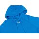 Under Armour Bluza z kapturem kangurka męska Under Armour Rival Fleece Hoodie niebieska 1379757 406 M