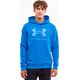 Under Armour Bluza z kapturem kangurka męska Under Armour Rival Fleece Logo HD niebieska 1379758 406 2XL