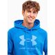Under Armour Bluza z kapturem kangurka męska Under Armour Rival Fleece Logo HD niebieska 1379758 406 M