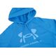 Under Armour Bluza z kapturem kangurka męska Under Armour Rival Fleece Logo HD niebieska 1379758 406 M