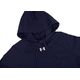 Under Armour Bluza z kapturem kangurka męska Under Armour Rival Fleece Hoodie granatowa 1379757 410 M