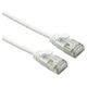 Roline ROLINE U/FTP DataCenter Kabel Cat.7, LSOH, met RJ45 connectoren (500 MHz / Class EA), extra dun, wit, 1,5 m