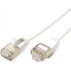 Roline ROLINE U/FTP DataCenter Kabel Cat.7, LSOH, met RJ45 connectoren (500 MHz / Class EA), extra dun, wit, 1,5 m