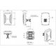 Moduł GPS Poynting Poynting Antennas 5G/LTE Mast/Wand A-XPOL-0024-V1-01 weiß SMA (M) 11dBi 5m