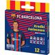 Astra Kredki świecowe woskowe FC Barcelona 12kol ASTRA