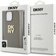 DKNY DKNY Wrist Strap Stock Logo - Etui iPhone 15 Pro Max (beżowy)