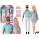 LeanToys Lalka Rodzina Chłopak Dziewczyna Blond Włosy Ciąża