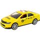LeanToys Auto Taxi Pojazd 1:14 Światła Dźwięki Żółte