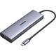 HUB USB Ugreen Hub USB-C Ugreen CM498, 3x USB 3.0, HDMI 4k 30Hz, VGA, RJ45, SD/TF, PD 100W (szary)
