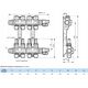 Afriso Rozdzielacz ProCalida EF1 K 4 obiegi grzewcze, G1", 0,2 - 1,6 l/min