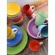 MPLCo Zestaw 6 szt Talerz obiadowy płytki Rainbow 27 cm