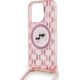 Karl Lagerfeld Karl Lagerfeld KLHMP15XHCKCKLCP iPhone 15 Pro Max 6.7" różowy/pink hardcase IML Crossbody Monogram Karl & Choupette Head MagSafe