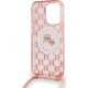 Karl Lagerfeld Karl Lagerfeld KLHMP15XHCKCKLCP iPhone 15 Pro Max 6.7" różowy/pink hardcase IML Crossbody Monogram Karl & Choupette Head MagSafe