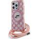 Karl Lagerfeld Karl Lagerfeld KLHMP15LHCKCKLCP iPhone 15 Pro 6.1" różowy/pink hardcase IML Crossbody Monogram Karl & Choupette Head MagSafe