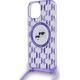 Karl Lagerfeld Karl Lagerfeld KLHMP15SHCKCKLCU iPhone 15 / 14 / 13 6.1" fioletowy/purple hardcase IML Crossbody Monogram Karl & Choupette Head MagSafe