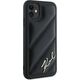 Karl Lagerfeld Karl Lagerfeld KLHCN61PQDSMGK iPhone 11 / Xr 6.1" czarny/black hardcase Diagonal Quilted Script