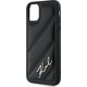 Karl Lagerfeld Karl Lagerfeld KLHCN61PQDSMGK iPhone 11 / Xr 6.1" czarny/black hardcase Diagonal Quilted Script