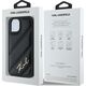 Karl Lagerfeld Karl Lagerfeld KLHCP15SPQDSMGK iPhone 15 / 14 / 13 6.1" czarny/black hardcase Diagonal Quilted Script