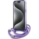 Karl Lagerfeld Karl Lagerfeld KLHMP15XHCKCKLCU iPhone 15 Pro Max 6.7" fioletowy/purple hardcase IML Crossbody Monogram Karl & Choupette Head MagSafe