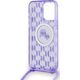 Karl Lagerfeld Karl Lagerfeld KLHMP15LHCKCKLCU iPhone 15 Pro 6.1" fioletowy/purple hardcase IML Crossbody Monogram Karl & Choupette Head MagSafe