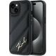 Karl Lagerfeld Karl Lagerfeld KLHCP13MPQDSMGK iPhone 13 6.1" czarny/black hardcase Diagonal Quilted Script
