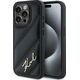 Karl Lagerfeld Karl Lagerfeld KLHCP13LPQDSMGK iPhone 13 Pro / 13 6.1" czarny/black hardcase Diagonal Quilted Script