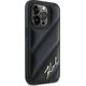 Karl Lagerfeld Karl Lagerfeld KLHCP13LPQDSMGK iPhone 13 Pro / 13 6.1" czarny/black hardcase Diagonal Quilted Script