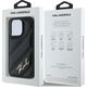 Karl Lagerfeld Karl Lagerfeld KLHCP13LPQDSMGK iPhone 13 Pro / 13 6.1" czarny/black hardcase Diagonal Quilted Script