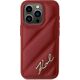 Karl Lagerfeld Karl Lagerfeld KLHCP15XPQDSMGR iPhone 15 Pro Max 6.7" czerwony/red hardcase Diagonal Quilted Script