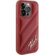 Karl Lagerfeld Karl Lagerfeld KLHCP15XPQDSMGR iPhone 15 Pro Max 6.7" czerwony/red hardcase Diagonal Quilted Script