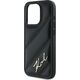 Karl Lagerfeld Karl Lagerfeld KLHCP15XPQDSMGK iPhone 15 Pro Max 6.7" czarny/black hardcase Diagonal Quilted Script