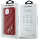Karl Lagerfeld Karl Lagerfeld KLHCP15SPQDSMGR iPhone 15 / 14 / 13 6.1" czerwony/red hardcase Diagonal Quilted Script