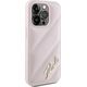 Karl Lagerfeld Karl Lagerfeld KLHCP15XPQDSMGP iPhone 15 Pro Max 6.7" różowy/pink hardcase Diagonal Quilted Script