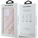 Karl Lagerfeld Karl Lagerfeld KLHCP15XPQDSMGP iPhone 15 Pro Max 6.7" różowy/pink hardcase Diagonal Quilted Script