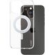PanzerGlass CARE by PanzerGlass Kickstand Case iPhone 15 Plus 6,7" MagSafe srebrny/silver 1416