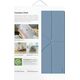 Etui na tablet Uniq UNIQ etui Camden Click iPad Air 13" (2024) niebieski/stone blue