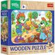 Trefl PUZZLE 24 Drewniane Poznaj Rodzinę Treflików 20263