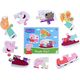 Dodo PUZZLE 3w1 "ŚWINKA PEPPA" PEPPA PIG 3 UKŁADANKI W JEDNYM OPAKOWANIU